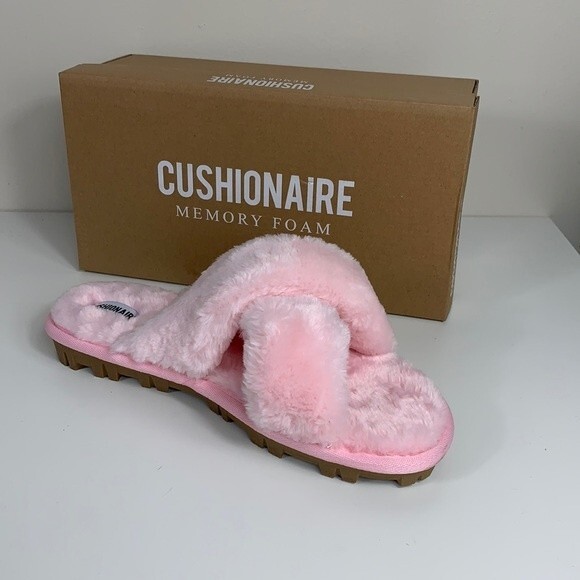 Cushionaire Sandal size 8 women's Cushi Blush Memory Foam - Picture 2 of 6